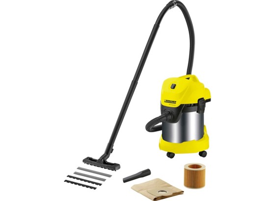 Kärcher Mehrzwecksauger WD3 Premium - Gelb/Schwarz, KONVENTIONELL, Kunststoff/Metall (39/34/53cm) - KÄRCHER Kärcher Mehrzwecksauger WD3 Premium - Gelb/Schwarz, KONVENTIONELL, Kunststoff/Metall (39/34/53cm) - KÄRCHER