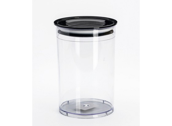 Kaffeedose 1 Liter - Transparent/Schwarz, KONVENTIONELL, Kunststoff (1 l) - PLAST 1 Kaffeedose 1 Liter - Transparent/Schwarz, KONVENTIONELL, Kunststoff (1 l) - PLAST 1
