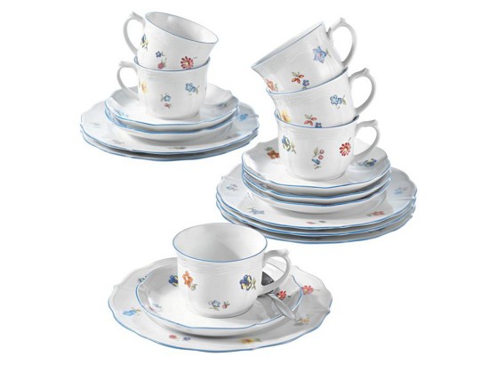 Kaffeeservice Sonate - Blau/Weiß, ROMANTIK / LANDHAUS, Keramik (30/15/15cm) - SELTMANN Kaffeeservice Sonate - Blau/Weiß, ROMANTIK / LANDHAUS, Keramik (30/15/15cm) - SELTMANN