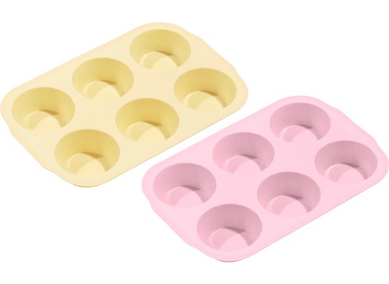 Kalup Za Muffine 43931 - roza/krem, Konvencionalno, plastika (18,5/28cm) Kalup Za Muffine 43931 - roza/krem, Konvencionalno, plastika (18,5/28cm)