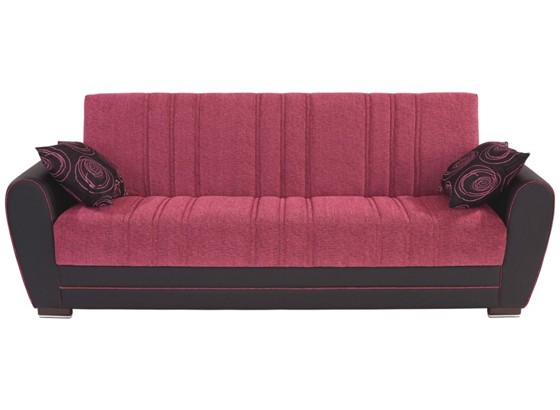 Kanapéágy Pelin - viola/fekete, műanyag/textil (235/85/90cm) Kanapéágy Pelin - viola/fekete, műanyag/textil (235/85/90cm)