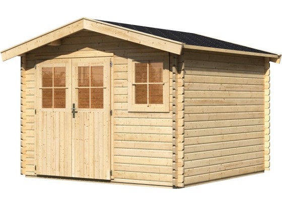 Karibu Gartenhaus Graz 3 - Naturfarben, KONVENTIONELL, Holz (297/201-239/297cm) - KARIBU Karibu Gartenhaus Graz 3 - Naturfarben, KONVENTIONELL, Holz (297/201-239/297cm) - KARIBU