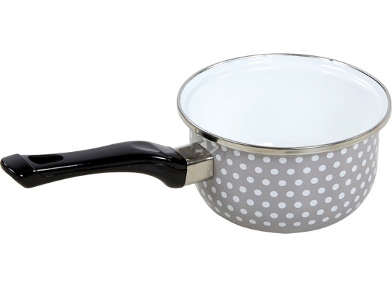 Kasserolle Erin - Schwarz/Weiß, KONVENTIONELL, Kunststoff/Metall (16/8,6cm) Kasserolle Erin - Schwarz/Weiß, KONVENTIONELL, Kunststoff/Metall (16/8,6cm)