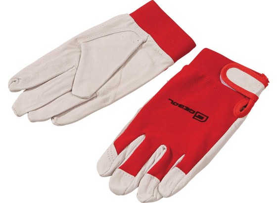 Kerti Kesztyű 9-es Méret - piros, konvencionális, textil (21cm) Kerti Kesztyű 9-es Méret - piros, konvencionális, textil (21cm)