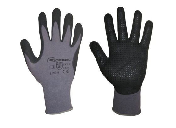 Kesztyű 709278 - fekete/szürke, konvencionális, textil (22cm) Kesztyű 709278 - fekete/szürke, konvencionális, textil (22cm)
