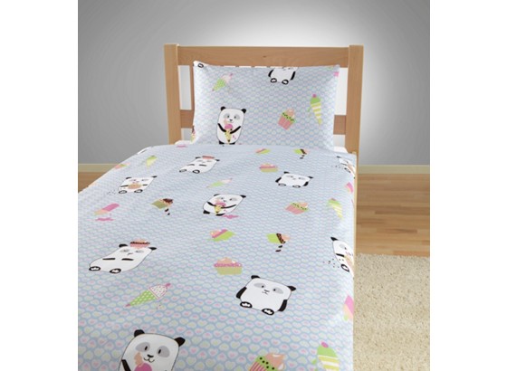 Kinderbettwäsche Bebe - Hellblau, KONVENTIONELL, Textil Kinderbettwäsche Bebe - Hellblau, KONVENTIONELL, Textil