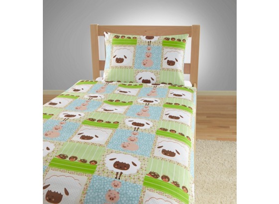 Kinderbettwäsche Bebe - Hellgrün, KONVENTIONELL, Textil Kinderbettwäsche Bebe - Hellgrün, KONVENTIONELL, Textil