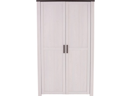 Kleiderschrank Provence - Wengefarben/Lärchefarben, ROMANTIK / LANDHAUS, Holzwerkstoff (116/200/60cm) - JAMES WOOD Kleiderschrank Provence - Wengefarben/Lärchefarben, ROMANTIK / LANDHAUS, Holzwerkstoff (116/200/60cm) - JAMES WOOD
