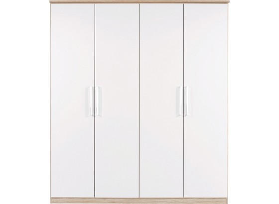 Kleiderschrank Wien - Eichefarben/Weiß, KONVENTIONELL, Holzwerkstoff (181/212/56cm) Kleiderschrank Wien - Eichefarben/Weiß, KONVENTIONELL, Holzwerkstoff (181/212/56cm)