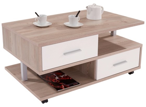 Klub Stolić Klub Stolić - bijela/boje hrasta, Konvencionalno, drvni materijal (105/45/60cm) Klub Stolić Klub Stolić - bijela/boje hrasta, Konvencionalno, drvni materijal (105/45/60cm)