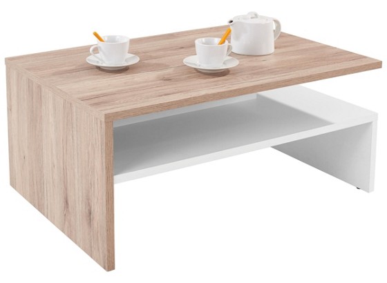 Klub Stolić Klub Stolić - bijela/boje hrasta, Moderno, drvni materijal (90/42/60cm) Klub Stolić Klub Stolić - bijela/boje hrasta, Moderno, drvni materijal (90/42/60cm)