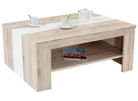 Klub Stolić Klub Stolić - bijela/boje pijeska, Konvencionalno, drvni materijal (110/40/70cm) - OMBRA Klub Stolić Klub Stolić - bijela/boje pijeska, Konvencionalno, drvni materijal (110/40/70cm) - OMBRA