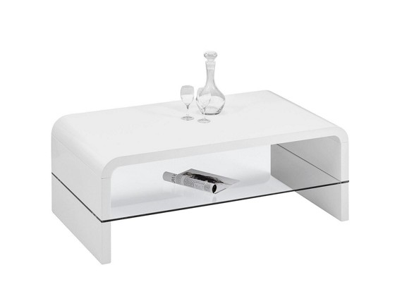Klub Stolić Klub Stolić - bijela, Moderno, staklo/drvni materijal (110/40/60cm) Klub Stolić Klub Stolić - bijela, Moderno, staklo/drvni materijal (110/40/60cm)