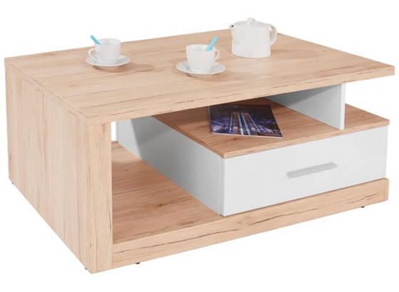 Klub Stolić Klub Stolić - bijela/svijetlo smeđa, Moderno, drvni materijal (110/45/67cm) Klub Stolić Klub Stolić - bijela/svijetlo smeđa, Moderno, drvni materijal (110/45/67cm)