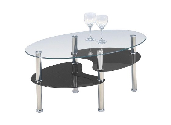 Klub Stolić Klub Stolić - prozirno/crna, Konvencionalno, staklo/metal (90/45/55cm) Klub Stolić Klub Stolić - prozirno/crna, Konvencionalno, staklo/metal (90/45/55cm)