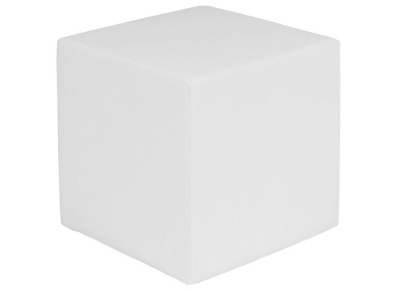 Kocka Za Sjedenje Sjedeća Kocka - bijela, Moderno (45/45/45cm) Kocka Za Sjedenje Sjedeća Kocka - bijela, Moderno (45/45/45cm)