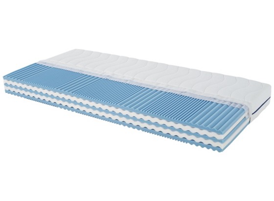 Komfortschaummatratze Wave Air H2 90x200cm - Weiß, Textil (90/200cm) - PRIMATEX Komfortschaummatratze Wave Air H2 90x200cm - Weiß, Textil (90/200cm) - PRIMATEX