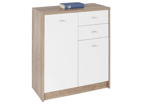 Kommode 4-You YUK04 - Eichefarben/Weiß, MODERN, Holzwerkstoff (74/85,4/35,2cm) Kommode 4-You YUK04 - Eichefarben/Weiß, MODERN, Holzwerkstoff (74/85,4/35,2cm)