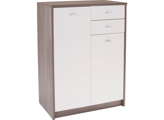 Kommode 4-You YUK08 - Dunkelbraun/Weiß, MODERN, Holzwerkstoff (74/111,4/34,6cm) Kommode 4-You YUK08 - Dunkelbraun/Weiß, MODERN, Holzwerkstoff (74/111,4/34,6cm)