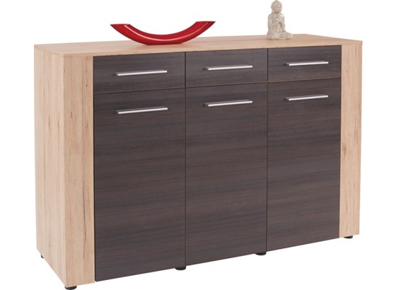 Kommode Cannes C3k02 - Eichefarben/Grau, MODERN, Holzwerkstoff (144/101/44cm) Kommode Cannes C3k02 - Eichefarben/Grau, MODERN, Holzwerkstoff (144/101/44cm)