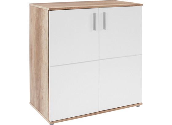 Kommode Ina 01 - Eichefarben/Weiß, MODERN, Holzwerkstoff (88,2/95,1/38,6cm) Kommode Ina 01 - Eichefarben/Weiß, MODERN, Holzwerkstoff (88,2/95,1/38,6cm)