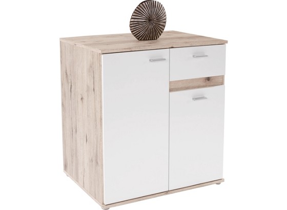 Kommode Linz 03 - Sandfarben/Eichefarben, MODERN, Holzwerkstoff (80/79,9/50cm) Kommode Linz 03 - Sandfarben/Eichefarben, MODERN, Holzwerkstoff (80/79,9/50cm)