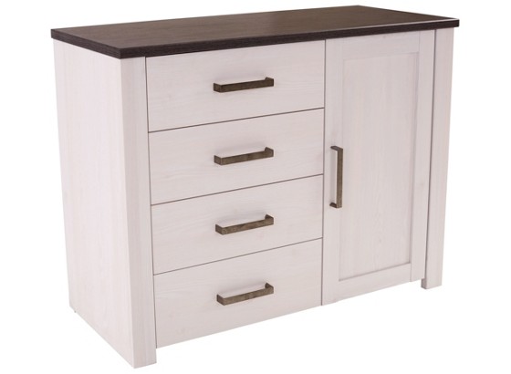 Kommode Provence - Wengefarben/Weiß, MODERN, Holzwerkstoff (113/82/42cm) - JAMES WOOD Kommode Provence - Wengefarben/Weiß, MODERN, Holzwerkstoff (113/82/42cm) - JAMES WOOD