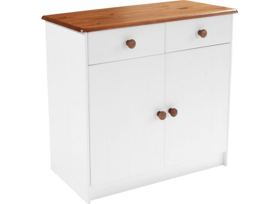 Kommode Rom - Braun/Weiß, MODERN, Holz (78,5/70/34cm) Kommode Rom - Braun/Weiß, MODERN, Holz (78,5/70/34cm)