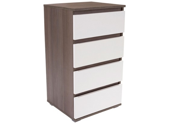 Kommode Trieste 50 - Dunkelbraun/Weiß, MODERN, Holzwerkstoff (50/85/40cm) Kommode Trieste 50 - Dunkelbraun/Weiß, MODERN, Holzwerkstoff (50/85/40cm)