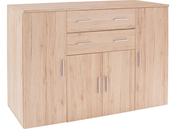 Kommode Trio Typ 03 - Eichefarben/Grau, MODERN, Holzwerkstoff (152/107/50cm) Kommode Trio Typ 03 - Eichefarben/Grau, MODERN, Holzwerkstoff (152/107/50cm)
