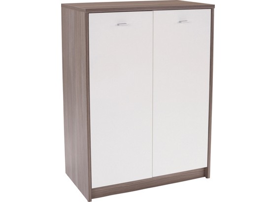 Komód 4-you - sötétbarna/fehér, modern, faanyagok (74/111,4/34,6cm) Komód 4-you - sötétbarna/fehér, modern, faanyagok (74/111,4/34,6cm)