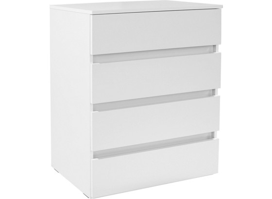 Komód Ladi - fehér, modern, faanyagok (75/85/40cm) Komód Ladi - fehér, modern, faanyagok (75/85/40cm)