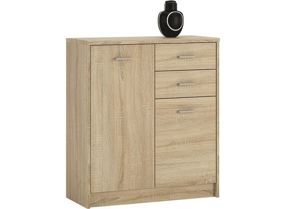 Komoda 4-you Yuk04 - dub sonoma, Moderný, drevený materiál (74/85,4/35,2cm) Komoda 4-you Yuk04 - dub sonoma, Moderný, drevený materiál (74/85,4/35,2cm)
