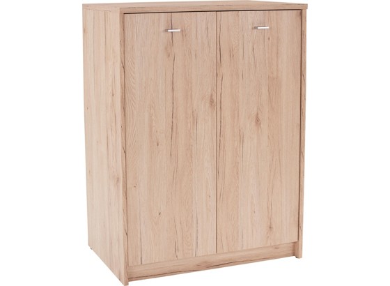 Komoda 4-you Yuk07 - bílá/tmavě hnědá, Moderní, dřevěný materiál (74/111,4/34,6cm) Komoda 4-you Yuk07 - bílá/tmavě hnědá, Moderní, dřevěný materiál (74/111,4/34,6cm)