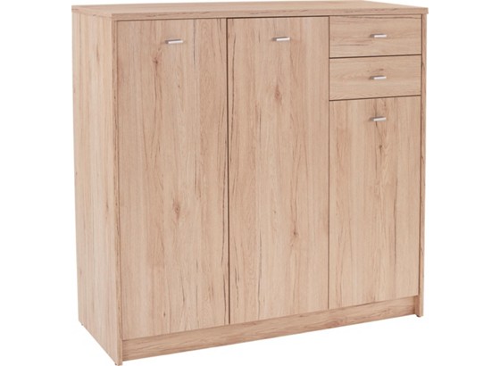 Komoda 4-you Yuk09 - farby dubu, Moderný, drevený materiál (109,1/111,4/34,6cm) Komoda 4-you Yuk09 - farby dubu, Moderný, drevený materiál (109,1/111,4/34,6cm)