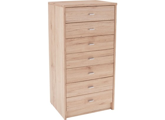 Komoda 4-you Yuk11 - bílá/tmavě hnědá, Moderní, dřevěný materiál (50/111,4/34,6cm) Komoda 4-you Yuk11 - bílá/tmavě hnědá, Moderní, dřevěný materiál (50/111,4/34,6cm)