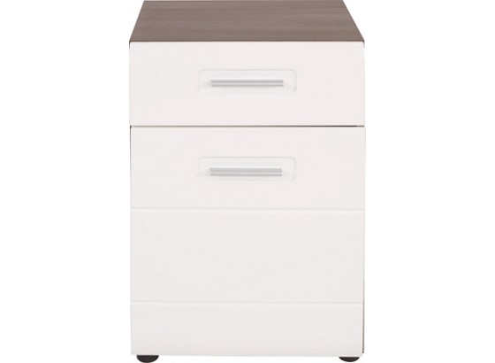Komoda Avensis - bílá/bronzová, Moderní, dřevo (50/69/37cm) - LUCA BESSONI Komoda Avensis - bílá/bronzová, Moderní, dřevo (50/69/37cm) - LUCA BESSONI