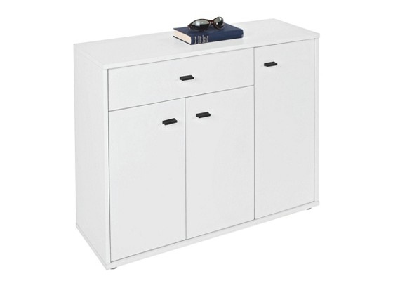 Komoda Boni - biela, Moderný, drevený materiál (88/70/30cm) Komoda Boni - biela, Moderný, drevený materiál (88/70/30cm)