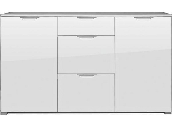 Komoda Capri - bijela, Moderno (144/86/40cm) Komoda Capri - bijela, Moderno (144/86/40cm)
