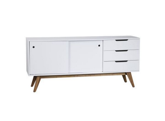 Komoda Komoda - bijela/natur boje, Moderno, drvni materijal/drvo (180/80/45cm) - MÖMAX modern living Komoda Komoda - bijela/natur boje, Moderno, drvni materijal/drvo (180/80/45cm) - MÖMAX modern living