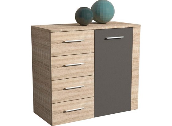 Komoda Komoda - boje hrasta, Moderno, drvni materijal (88/80/40cm) Komoda Komoda - boje hrasta, Moderno, drvni materijal (88/80/40cm)