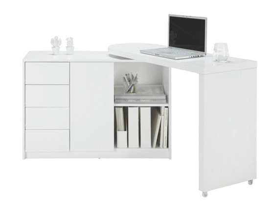 Komoda, Pisaći Stol Matt - bijela, Moderno, drvni materijal/plastika (166/77/42cm) Komoda, Pisaći Stol Matt - bijela, Moderno, drvni materijal/plastika (166/77/42cm)