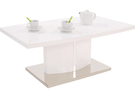 Konferenční Stolek Sky - bílá, Moderní, kov/dřevěný materiál (110/40/60cm) Konferenční Stolek Sky - bílá, Moderní, kov/dřevěný materiál (110/40/60cm)