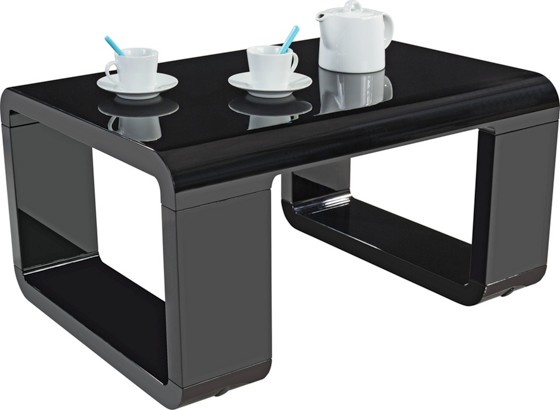 Konferenčný Stolík Snake - čierna, Moderný, drevený materiál/drevo (90/42/60cm) Konferenčný Stolík Snake - čierna, Moderný, drevený materiál/drevo (90/42/60cm)