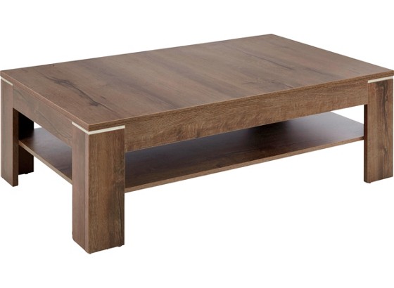 Konferenčný Stolík Tokio/lacjum - farby dubu/ílové farby, Moderný, umelá hmota/kov (120/43/75cm) - BASED Konferenčný Stolík Tokio/lacjum - farby dubu/ílové farby, Moderný, umelá hmota/kov (120/43/75cm) - BASED