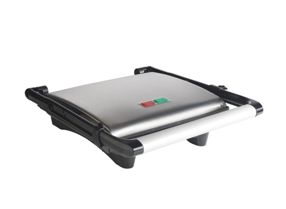 Kontaktgrill Fabian - Edelstahlfarben/Schwarz, KONVENTIONELL, Kunststoff/Metall (36/13,6/40,5cm) - BONO Kontaktgrill Fabian - Edelstahlfarben/Schwarz, KONVENTIONELL, Kunststoff/Metall (36/13,6/40,5cm) - BONO