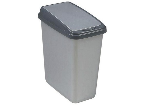 Koš Za Otpad Poppy I - boje srebra/antracit, Konvencionalno, plastika (29,5/34/17,5cm) Koš Za Otpad Poppy I - boje srebra/antracit, Konvencionalno, plastika (29,5/34/17,5cm)