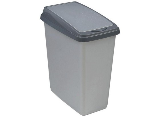 Koš Za Otpad Poppy Ii - boje srebra/antracit, Konvencionalno, plastika (39,5/46/24,5cm) Koš Za Otpad Poppy Ii - boje srebra/antracit, Konvencionalno, plastika (39,5/46/24,5cm)