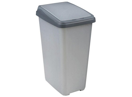 Koš Za Otpad Poppy Iii - boje srebra/antracit, Konvencionalno, plastika (40/60/30cm) Koš Za Otpad Poppy Iii - boje srebra/antracit, Konvencionalno, plastika (40/60/30cm)