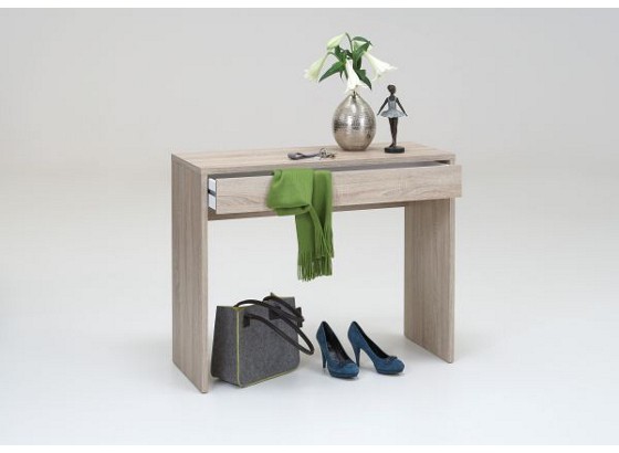 Kozmetický Stolík Justina - farby dubu, Štýlový, drevený materiál (100/80/40cm) Kozmetický Stolík Justina - farby dubu, Štýlový, drevený materiál (100/80/40cm)